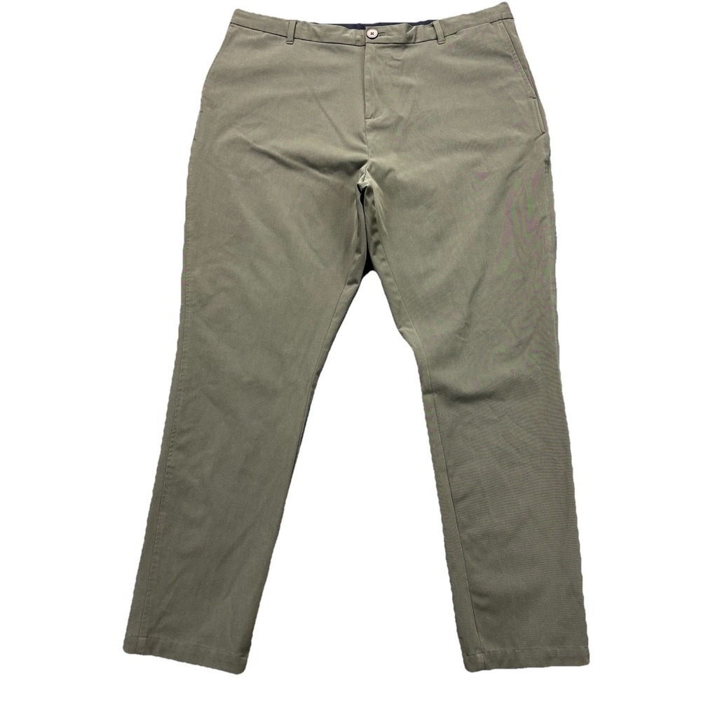 Ministry of Supply Pants Mens 40x32 Olive Green Performance Stretch Golf Active
